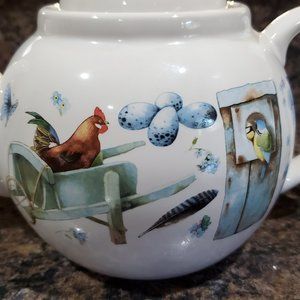 Vintage Marjolein Bastin Porcelain Teapot, Nature'